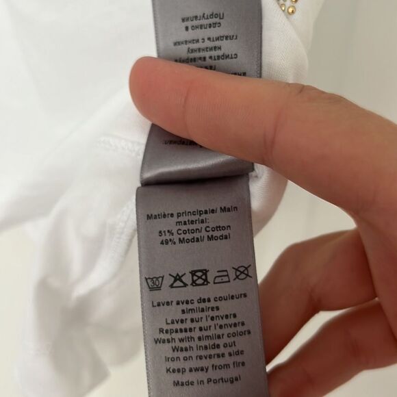 Zadig & Voltaire
Walk Zv Strass T-Shirt white Sz Medium NWT - Picture 5 of 5